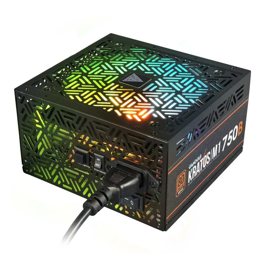 PSU GAMDIAS KRATOS M1-750B RGB 80+ BRONZE BLACK